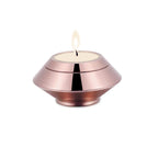 Stainless steel candle and ashes holder