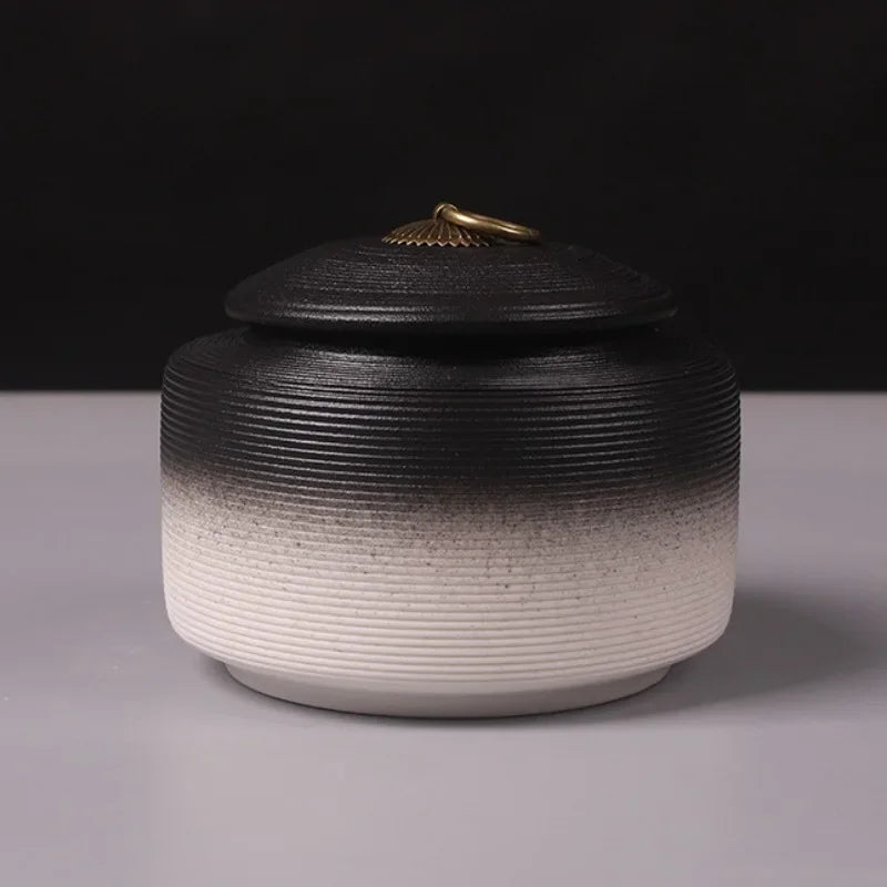 Ceramic memorial urn