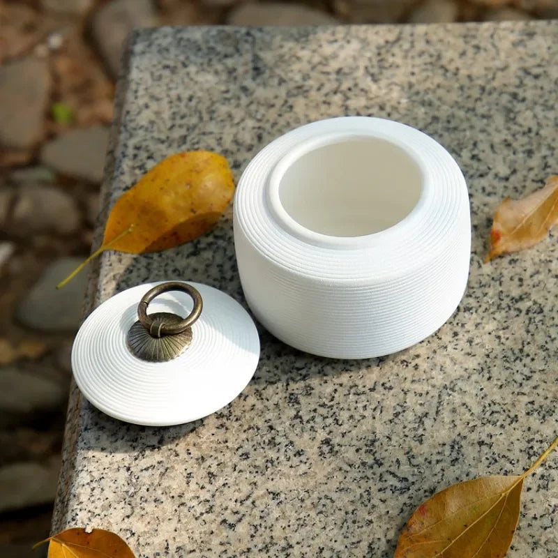 Ceramic memorial urn